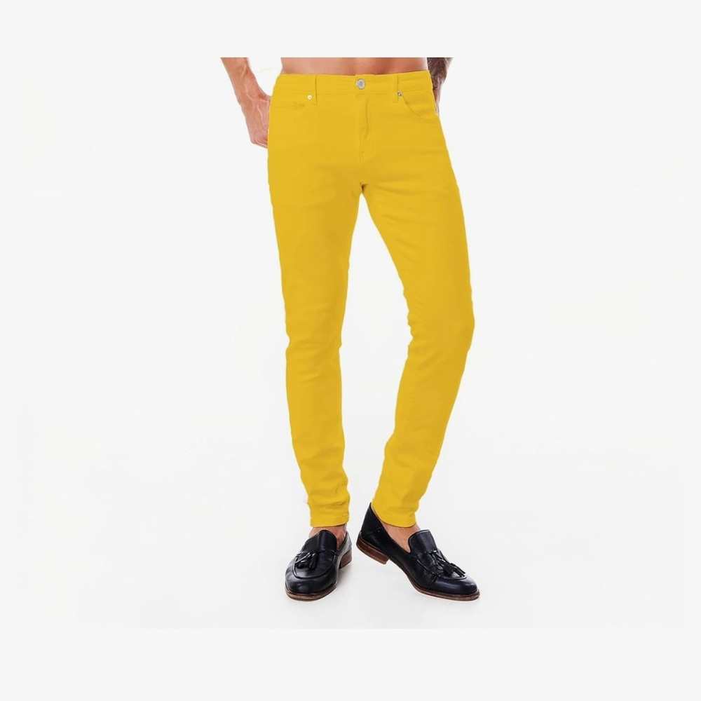 ABSECAI Mens Jeans Pants Skinny Slim Fit Comfy Fashion Denim
Stretch Fit